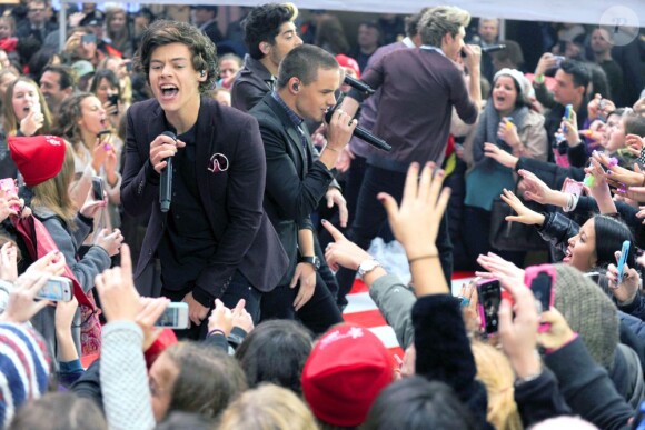 Les One Direction participent à l'émission The Today Show à New York le 13 novembre 2012.