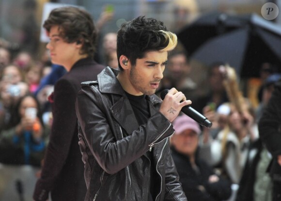 Zayn Malik des One Direction à l'émission The Today Show à New York le 13 novembre 2012.