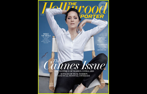 Marion Cotillard en couverture du magazine The Hollywood Reporter - mai 2012