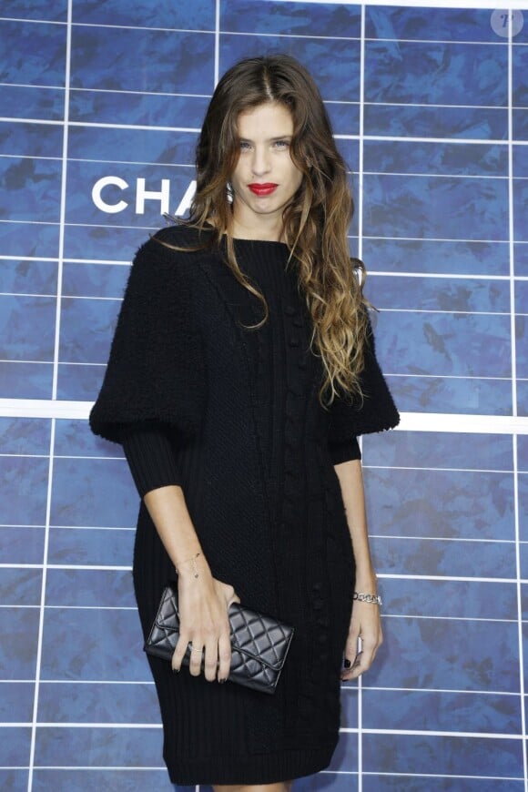 Maïwenn le 2 octobre 2012 au Grand Palais à Paris pour le défilé Chanel