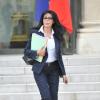 Yamina Benguigui à la sortie du conseil des ministres à Paris le 3 octobre 2012.