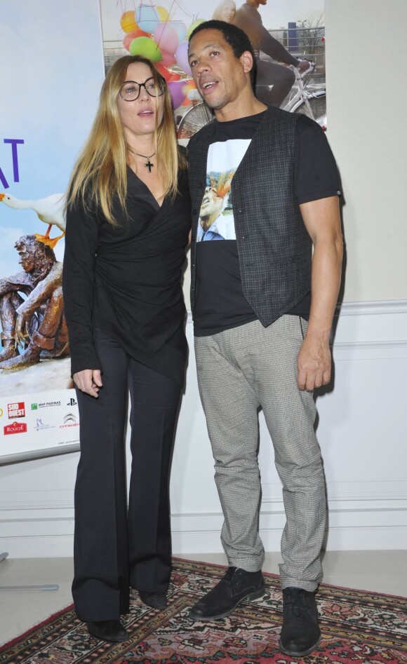 Mathilde Seigner et JoeyStarr lors du photocall du film Max lors du 21e Festival du Film de Sarlat le 14 Novembre 2012