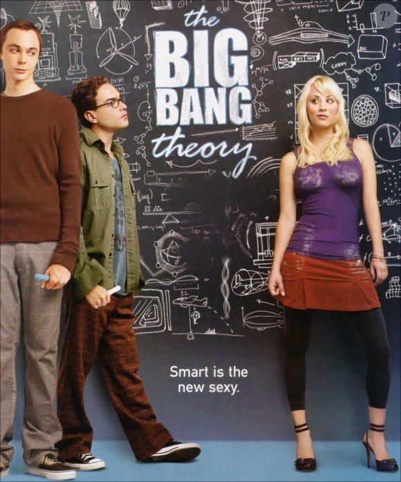 Poster de la série The Big Bang Theory avec Kaley Cuoco