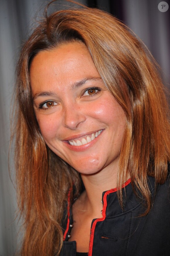 Sandrine Quétier à Paris le 31 mars 2012.