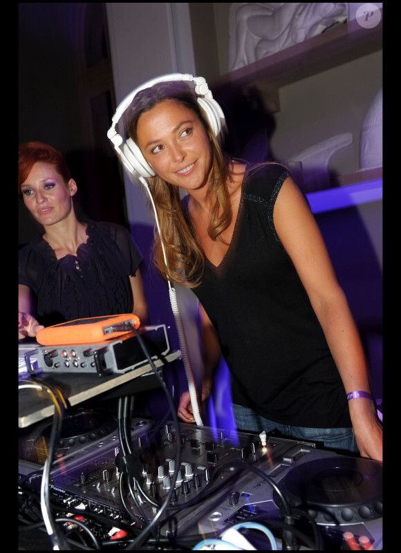 Sandrine Quétier au lancement de la nouvelle chaîne Stylia, en septembre 2010.