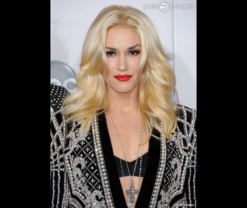 Gwen Stefani à la cérémonie des American Music Awards à Los Angeles le 18 novembre 2012.