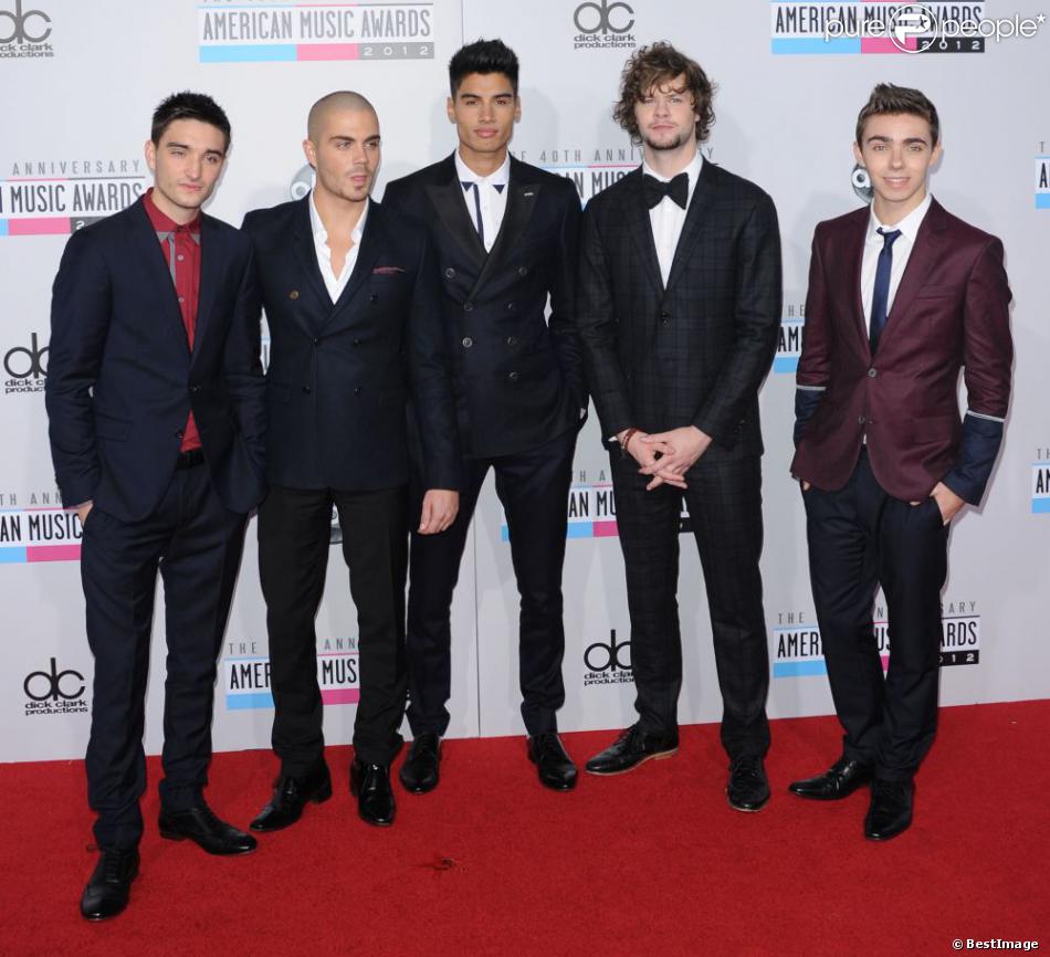The Wanted à la cérémonie des American Music Awards à Los Angeles le 18 novembre 2012.