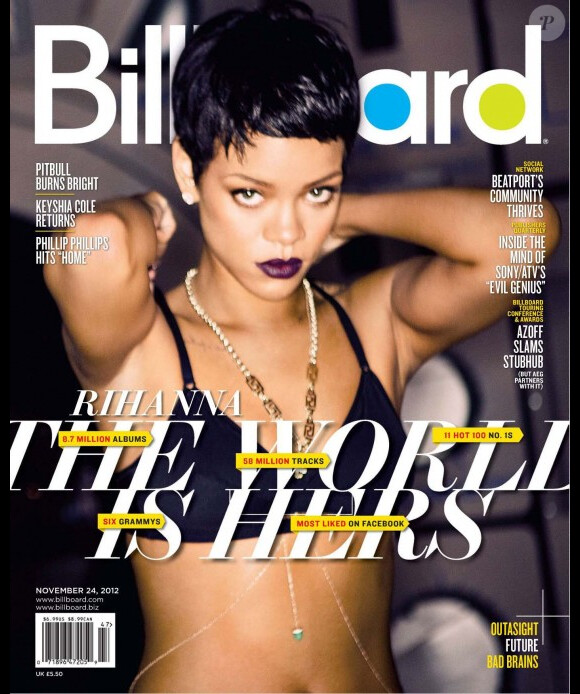 Rihanna en couverture du magazine Billboard.