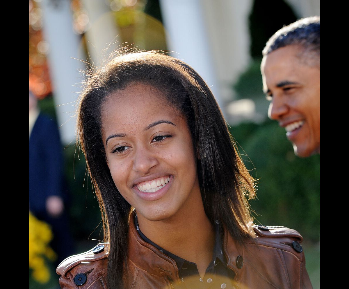 Photo : Malia Obama dans les jardins de la Maison Blanche pour la ...