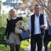 Gwen Stefani arrive chez ses parents pour célébrer Thanksgiving en compagnie de son mari Gavin Rossdale. Los Angeles, le 22 novembre 2012.
