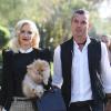 Gwen Stefani arrive chez ses parents pour célébrer Thanksgiving en compagnie de son mari Gavin Rossdale. Los Angeles, le 22 novembre 2012.