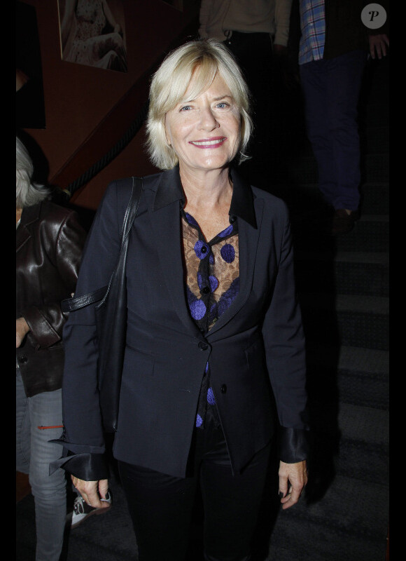 Catherine Ceylac lors de la remise de decoration à Arlette Gordon au club 13 à Paris le 23 Septembre 2012.
