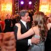 Sylvester Stallone et sa fille Sophia lors de leur danse au Bal des débutantes à Paris à l'hôtel de Crillon le 24 novembre 2012.
