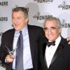 Robert De Niro et le réalisateur Martin Scorsese lors des DGA Honors Gala, le 29 septembre 2004.