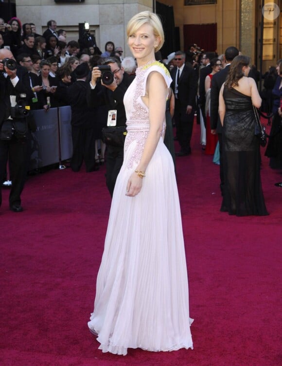 Cate Blanchett, sublime à souhait lors des Oscars 2011.