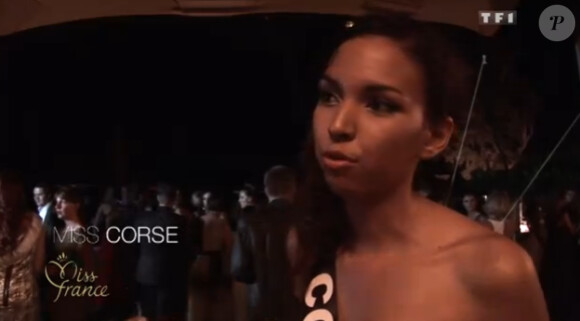 Miss Corse lors d'une folle soirée à l'île Maurice avant l'élection Miss France 2013 le 8 décembre 2012 sur TF1