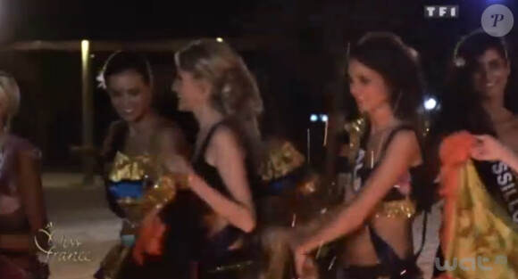 Les Miss lors d'une folle soirée à l'île Maurice avant l'élection Miss France 2013 le 8 décembre 2012 sur TF1