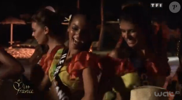 Les jolies Miss lors d'une folle soirée à l'île Maurice avant l'élection Miss France 2013 le 8 décembre 2012 sur TF1