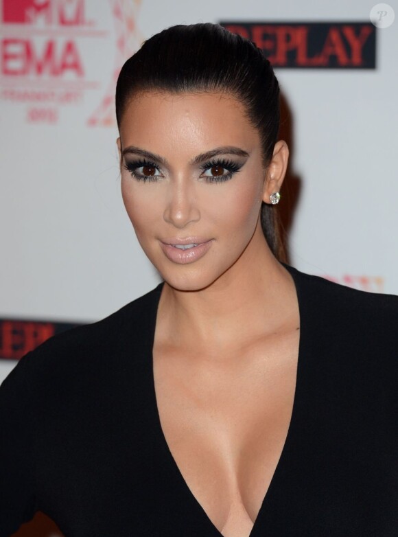 Kim Kardashian à la soirée des MTV Europe Music Awards en Allemagne le 11 novembre 2012.