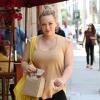 Hilary Duff, ne cache plus ses jolies formes. Photo prise dans les rues de Beverly Hills le 8 juin 2012.
