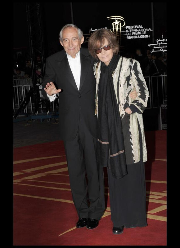 Nadine Trintignant et Alain Corneau au 9e festival du film de Marrakech le 4 décembre 2009.