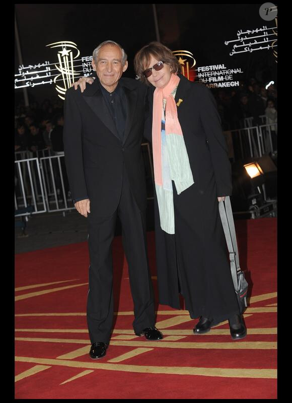 Nadine Trintignant et Alain Corneau au 9e festival du film de Marrakech le 5 décembre 2009.