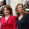La première dame du Mexique Angélica Rivera et Valérie Trierweiler à l'Elysée le 17 octobre 2012.