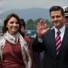 Le président du Mexique Enrique Peña Nieto et sa femme Angelica Rivera, à Guatemala City le 17 septembre 2012.
