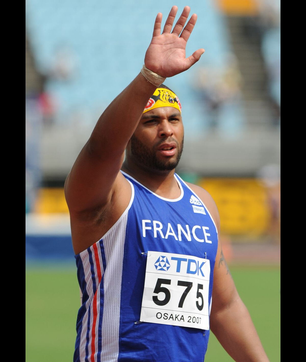 Photo Yves Niaré à Osaka le 25 août 2007. Purepeople