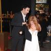 Sacha Baron Cohen et Isla Fisher à la première du film Les Misérables, le 5 décembre 2012 à Londres.
