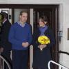 Kate Middleton, enceinte, quittant avec William l'hôpital King Edward VII de Londres le 6 décembre 2012