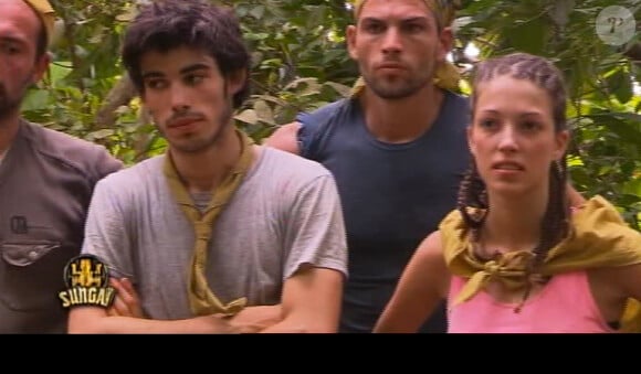 Charles aux côtés de Camille et Hugo dans Koh Lanta Malaisie, vendredi 30 novembre 2012 à TF1