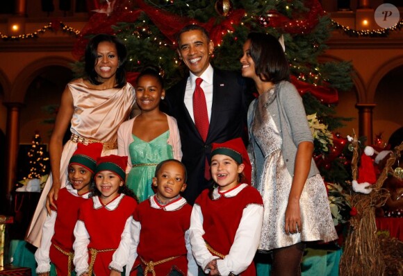 Belle soirée pour la famille Obama qui a organisé son concert de Noël à Washington le dimanche 9 décembre 2012 en présence de nombreuses personnalités