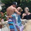 Hayden Panettiere et Scotty McKnight en vacances au Mexique en juillet 2012. Le couple, formé en 2011, se séparera en décembre 2012.