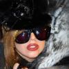 Lady Gaga arrive à Moscou en Russie, le 10 Decembre 2012.
