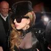Lady Gaga arrive à Moscou en Russie, le 10 Decembre 2012.