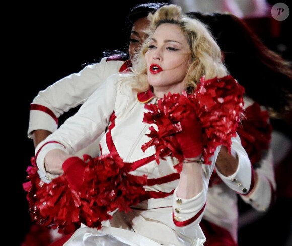 Madonna en concert à Sao Pau le 4 décembre 2012.