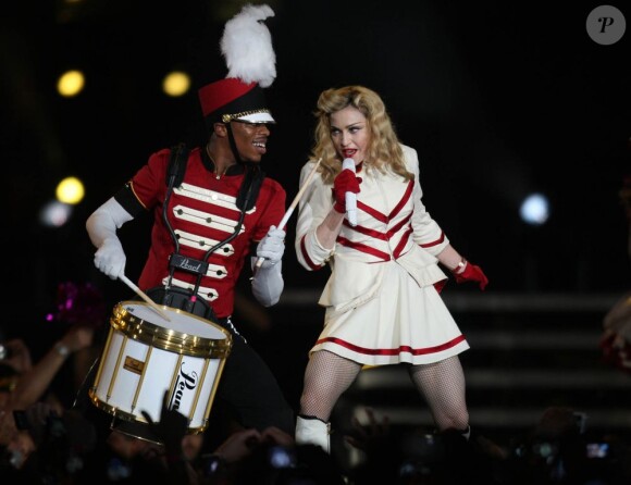 Madonna en concert à Rio de Janeiro le 2 décembre 2012.
