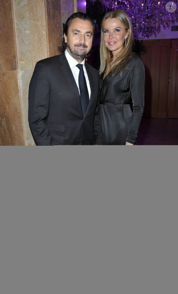 Henri Lecomte et sa femme Florentine lors de la 36e édition du prix 'The Best', aux salon Hoches à Paris, le 11 décembre 2012