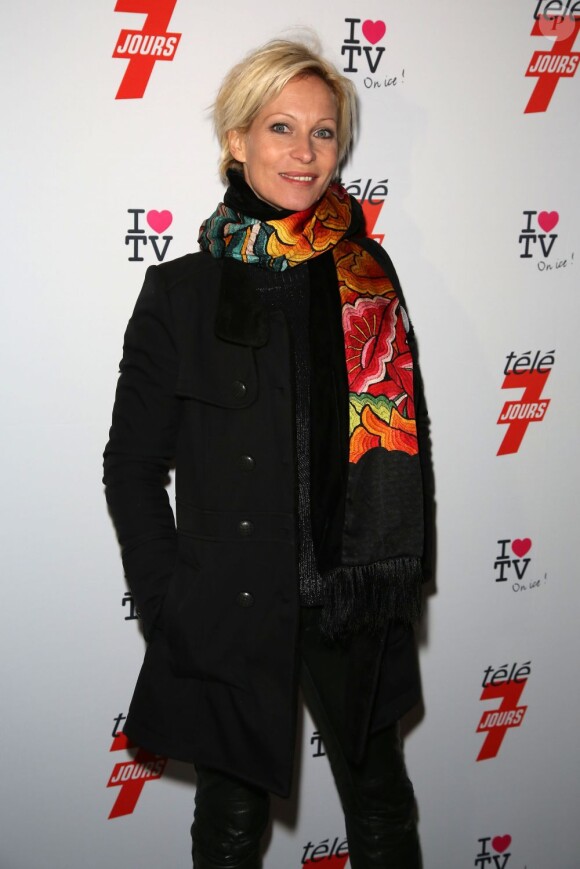 Rebecca Hampton à la soirée 'I love TV on Ice' au Grand Palais des Glaces à Paris, le 12 décembre 2012