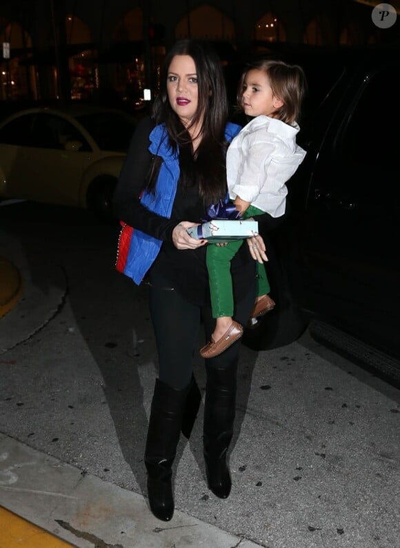 Khloe Kardashian à l'anniversaire Mason Disick le 14 décembre 2012.
