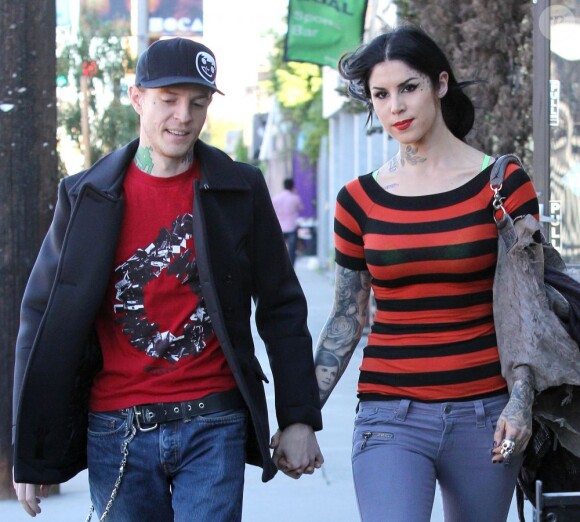 Deadmau5 et Kat von D à Los Angeles en octobre 2012
