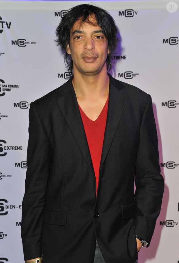 Georges-Alain lors du cinquième anniversaire de la chaine MCS (Ma Chaine Sport) à la Gaîté Lyrique à Paris le 17 Décembre 2012