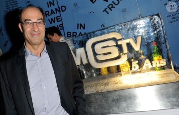 Nicolas Rotkoff, président de la chaîne, lors du cinquième anniversaire de la chaine MCS (Ma Chaine Sport) à la Gaîté Lyrique à Paris le 17 Décembre 2012