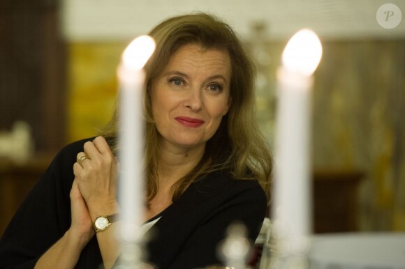 Valérie Trierweiler lors du dîner officiel au Palais du Peuple d'Alger, le 19 décembre 2012.