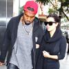 Kim Kardashian et Kanye West quittent le restaurant Nate 'n Al à Beverly Hills. Le 24 décembre 2012.