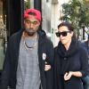 Kim Kardashian et Kanye West quittent le restaurant Nate 'n Al à Beverly Hills. Le 24 décembre 2012.