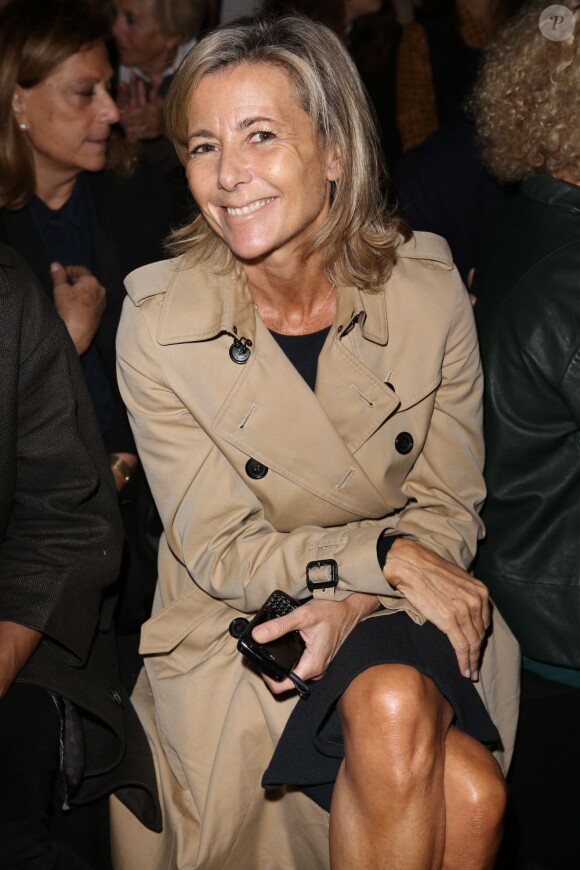Claire Chazal à Paris, le 27 septembre 2012.
