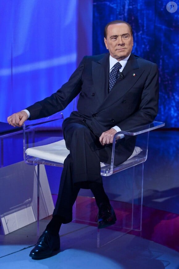 Silvio Berlusconi le 23 décembre 2012 à Rome.