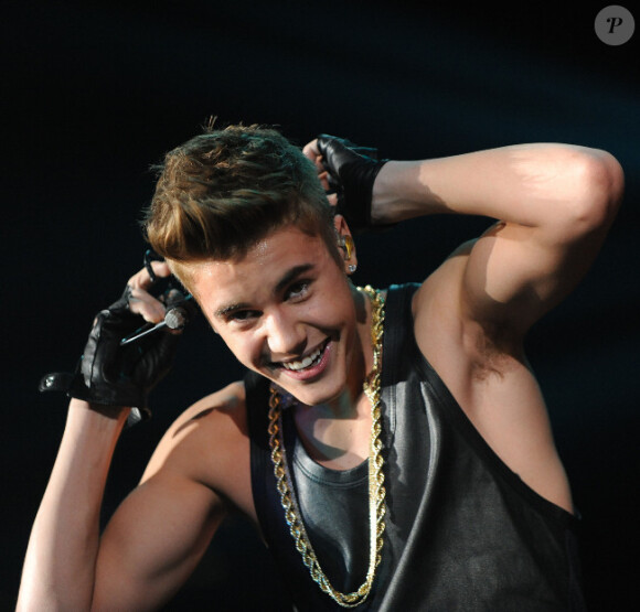 Justin Bieber en concert à Washington le 11 décembre 2012.